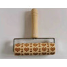 Rolling pin with handle - hearts