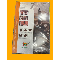 Csokoládé nagy sablon szívek