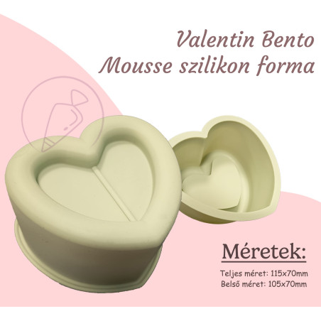 Valentin Bento Mousse cake silicone mold