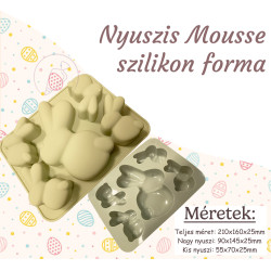 Húsvéti mousse szilikon