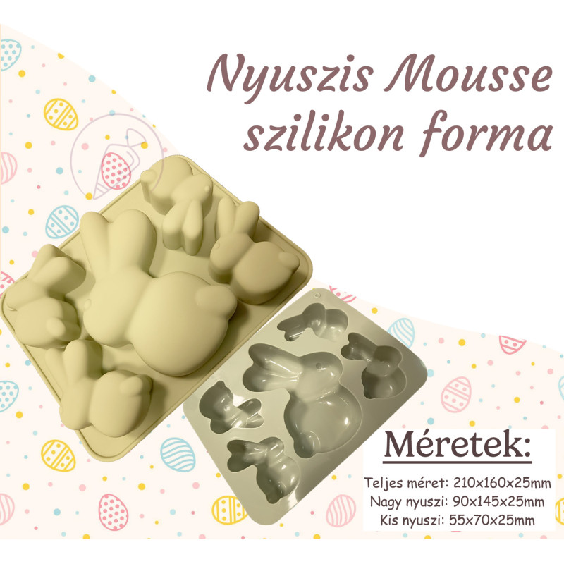 Húsvéti mousse szilikon