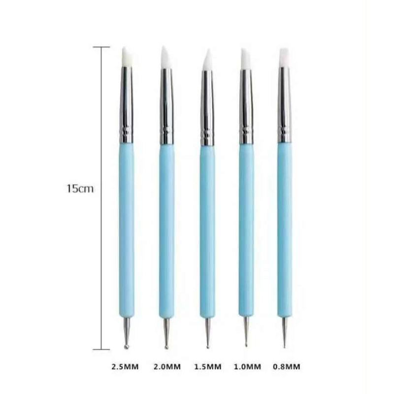 5-piece double-ended modelling tool set