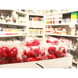 Piros szív csokoládé (6db)...