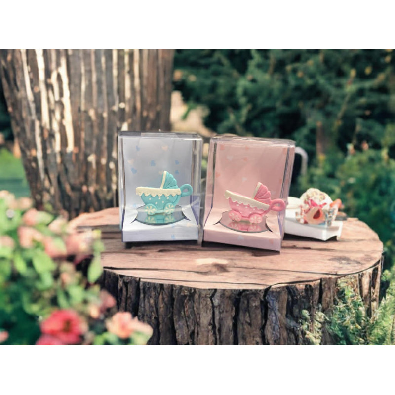 Babakocsi babavárós tortadísz