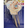 Teddy bear cupcake topper 6pcs