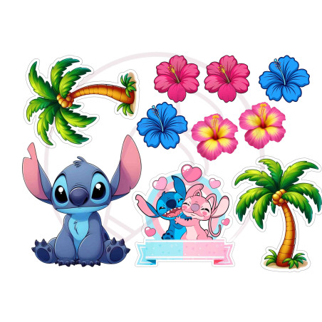 Stich és Angel vegyes cukorlap minták A4