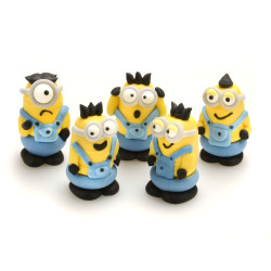 Minions sugar 5 pieces
