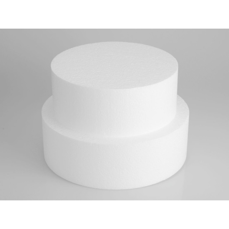 Polystyrene / Styrofoam Cake Dummy 25 cm x 7.5 cm
