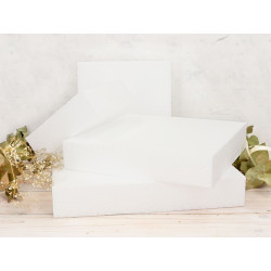 Polystyrene / Styrofoam Cake Dummy 15 cm x 15 cm x 5 cm