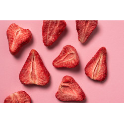 Freeze-dried strawberry slices 18g