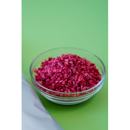 Freeze-dried raspberry granules 200 g