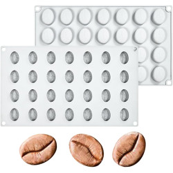 Coffe bean silicone mold