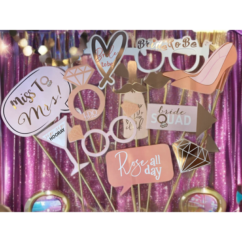 Fotókellék esküvőre 14 db-os