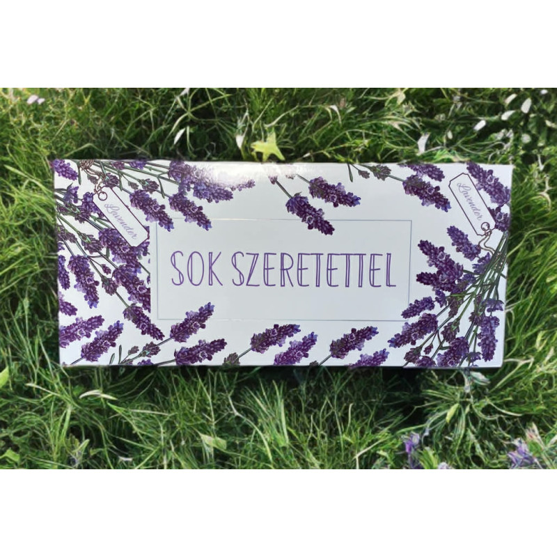 Ajándékkártya Sok szeretettel felirattal