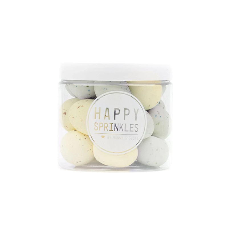 Mr and Mrs Easter Bunny marzipan-truffle eggs 160g