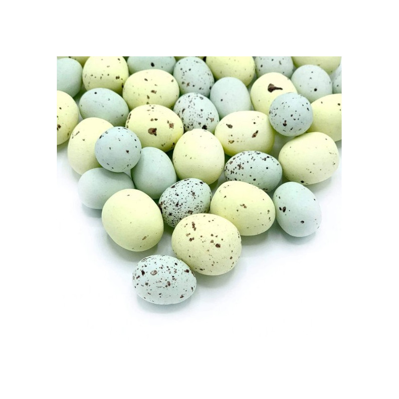 Mr and Mrs Easter Bunny marzipan-truffle eggs 50g