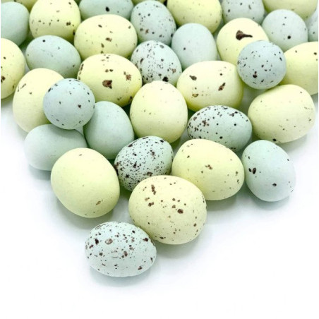 Mr and Mrs Easter Bunny marzipan-truffle eggs 50g