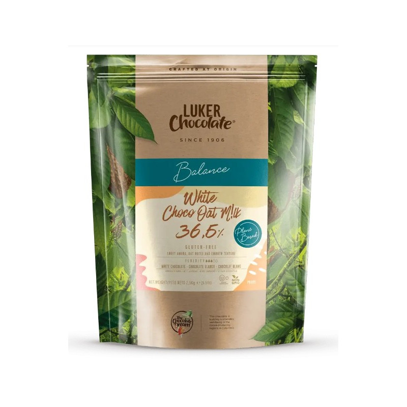 Luker Oat Milk White 36,5% Vegán csokoládé 200g