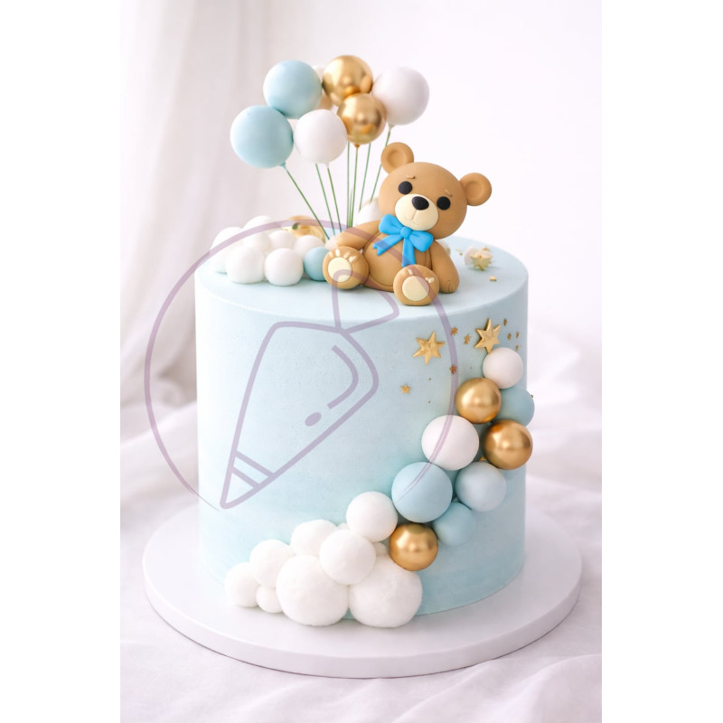 Babavárós, első szülinapos torta dekor szett