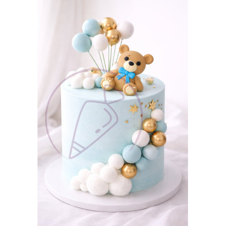 Baby shower & first birthday cake decoration set