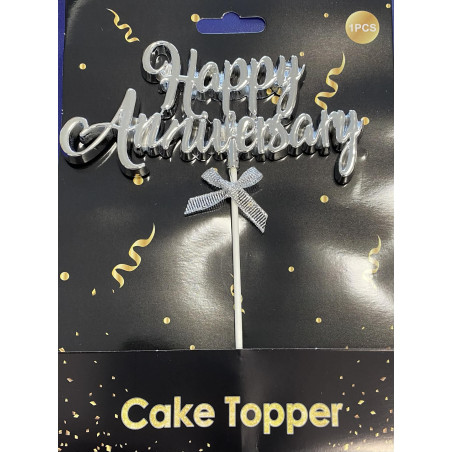 Happy Anniversary torta beszúró díszek