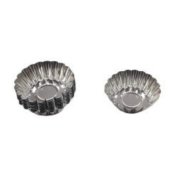 Mini Metal tart pan set of 20