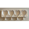 Ice cream - Popcake Hearts silicone mold