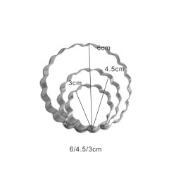 Carnation cutter and veiner set of 5