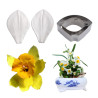 Daffodil cutters and veiner set of 4