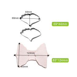 Ginkgo Biloba cutters and veiners set of 3
