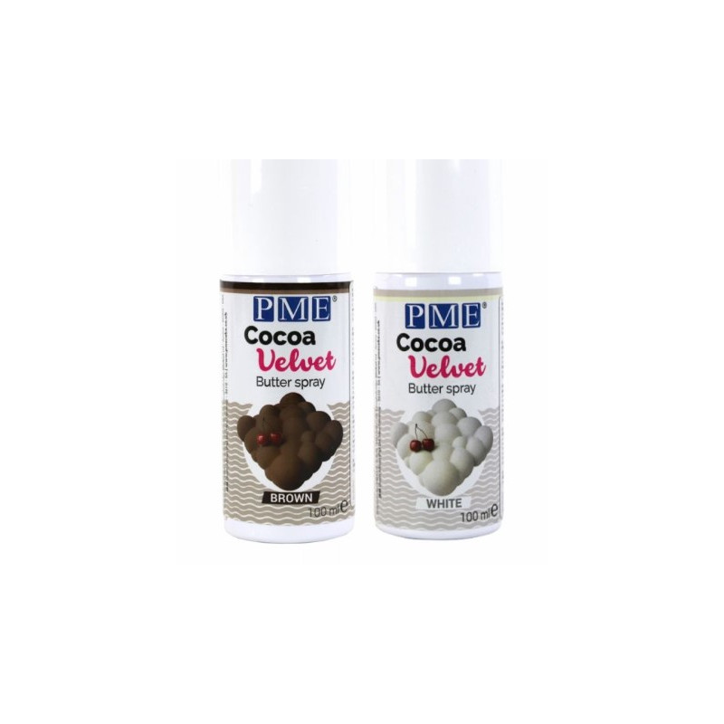 PME Cocoa Velvet Spray - Brown & White (100ml / 3.38oz)