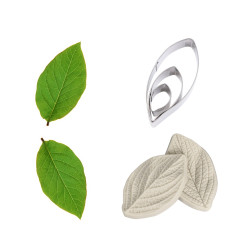 Leaves cutters and veiners set of 5