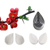 Plumeria and Chaenomeles japonica cutters and veiners set of 11