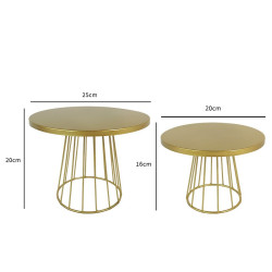 Modern Golden Cake Stand 25 cm