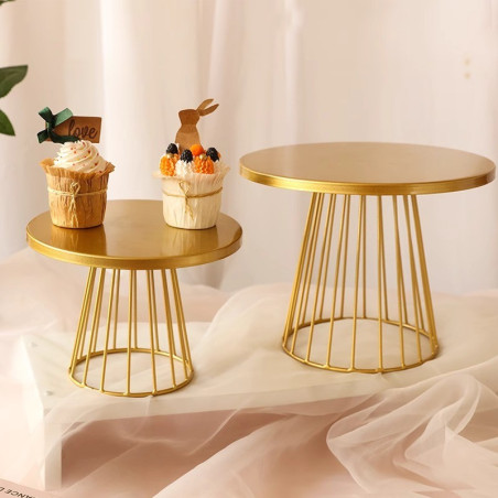 Modern Golden Cake Stand 25 cm