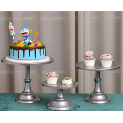 Classic Elegance Silver Cake Stand 30 cm