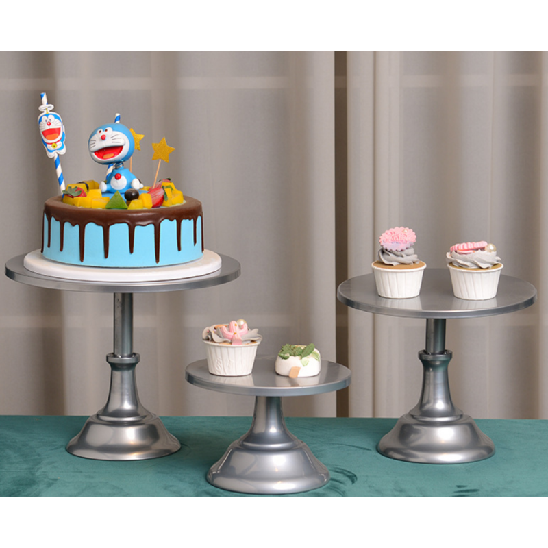 Classic Elegance Silver Cake Stand 30 cm