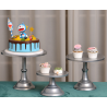 Classic Elegance Silver Cake Stand 30 cm