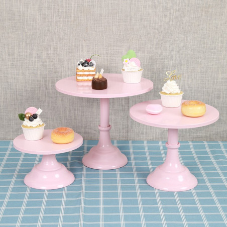 Classic Elegance Baby Pink Cake Stand 30 cm