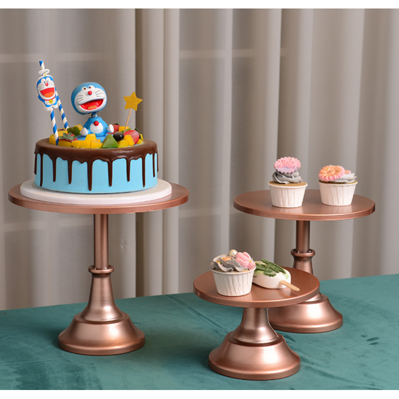 Classic Elegance Rosegold Cake Stand 30 cm