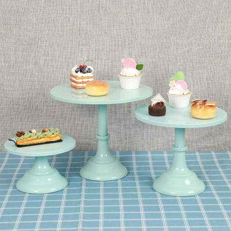 Classic Elegance Baby Blue Cake Stand 20 cm