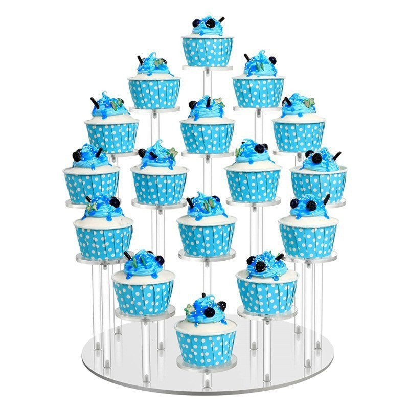 Akril desszert állvány 16 db-os