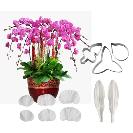 Orchidea kiszúró és erező szett