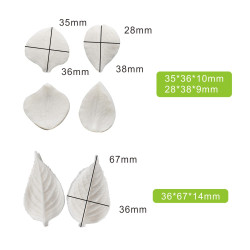 Hydrangea veiner set of 3