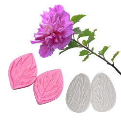 Hibiscus leaf and petal veiners set of 2