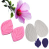 Hibiscus leaf and petal veiners set of 2