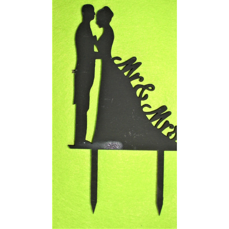Mr & Mrs - Bride and Groom facing