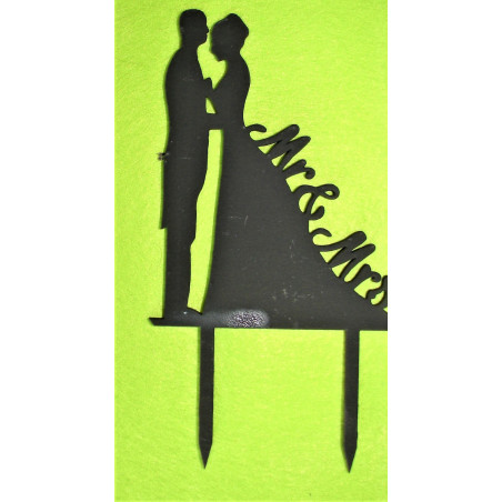 Mr & Mrs - Bride and Groom facing