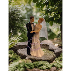 Wedding couple elegant 15 cm