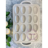Durable Madeleine silicone mold with metal reinforced frame